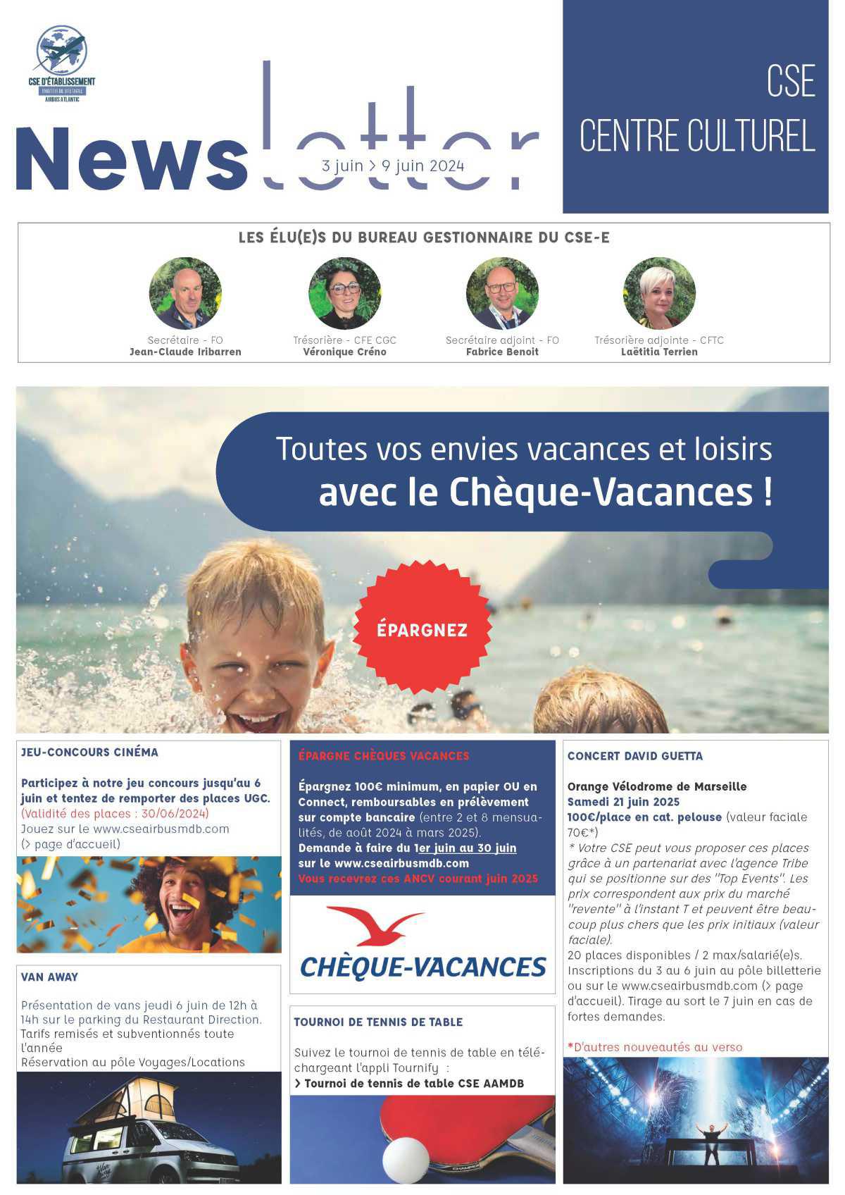 News CSE 3-9Juin