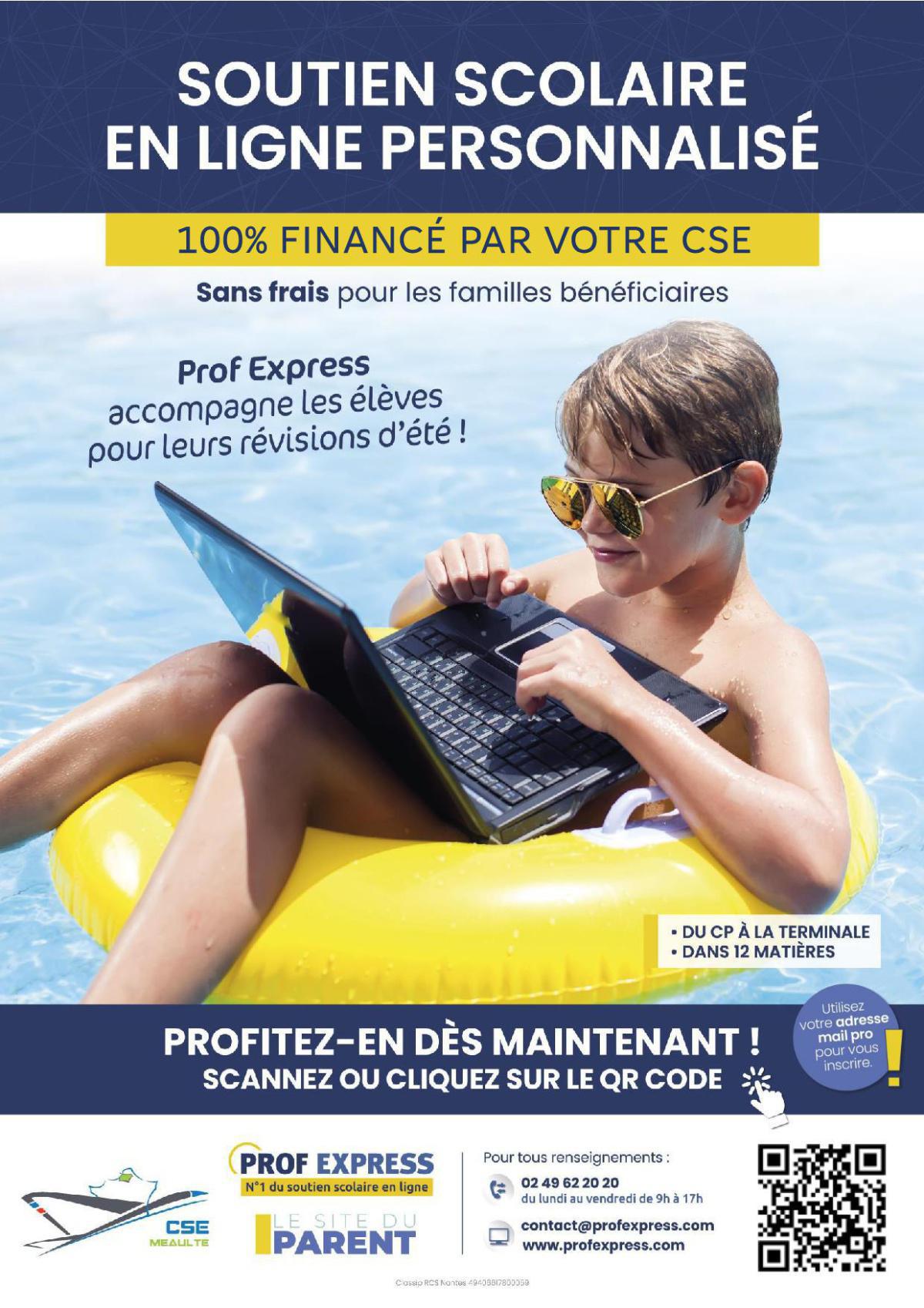 Soutien scolaire en ligne