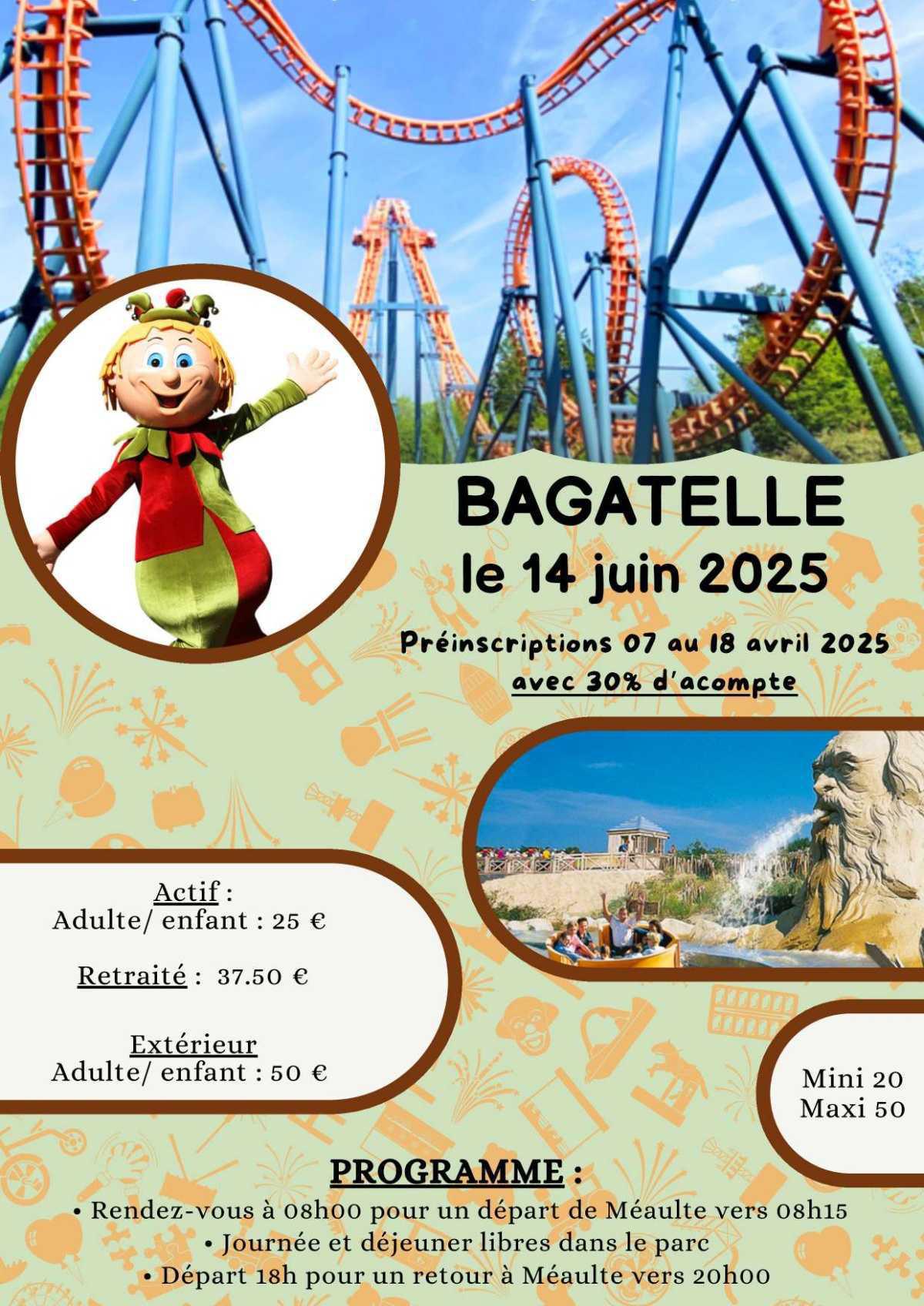 Bagatelle le 14 juin