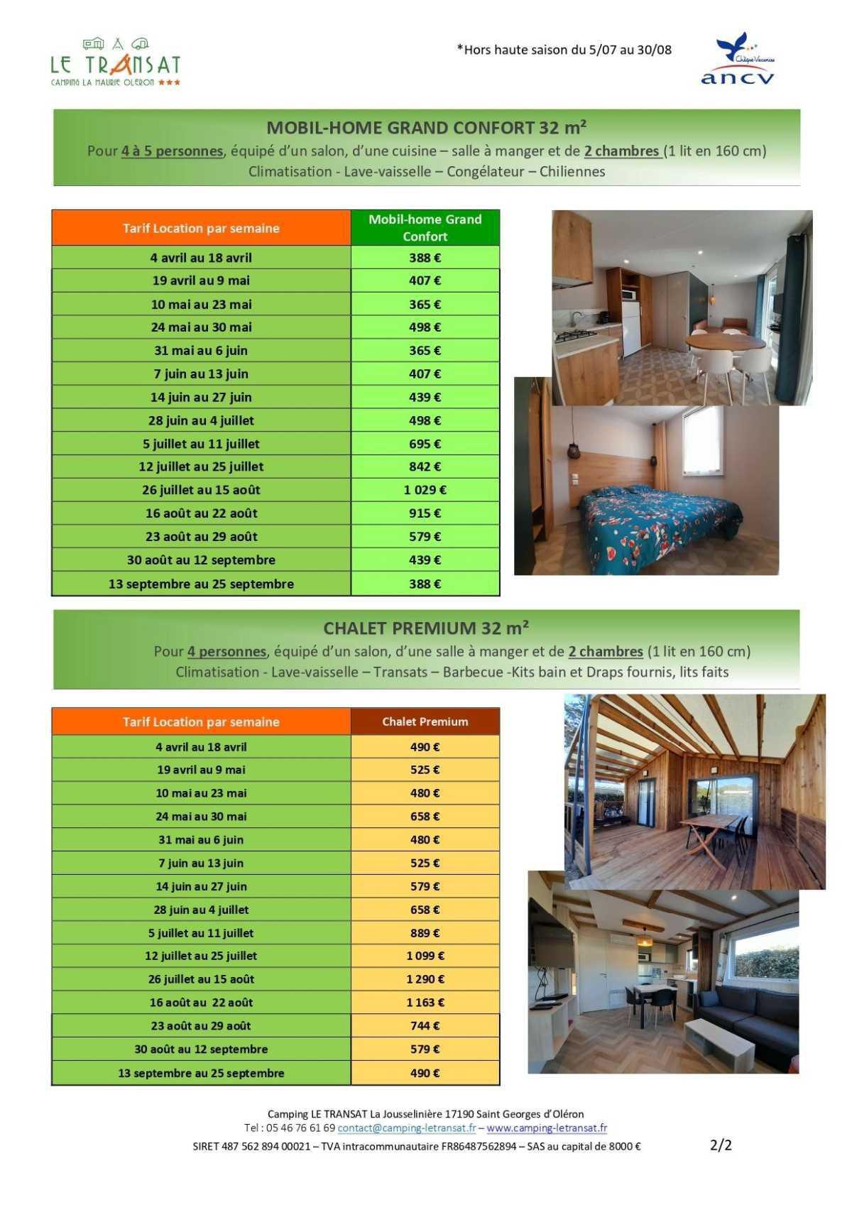 Camping le transat Oléron