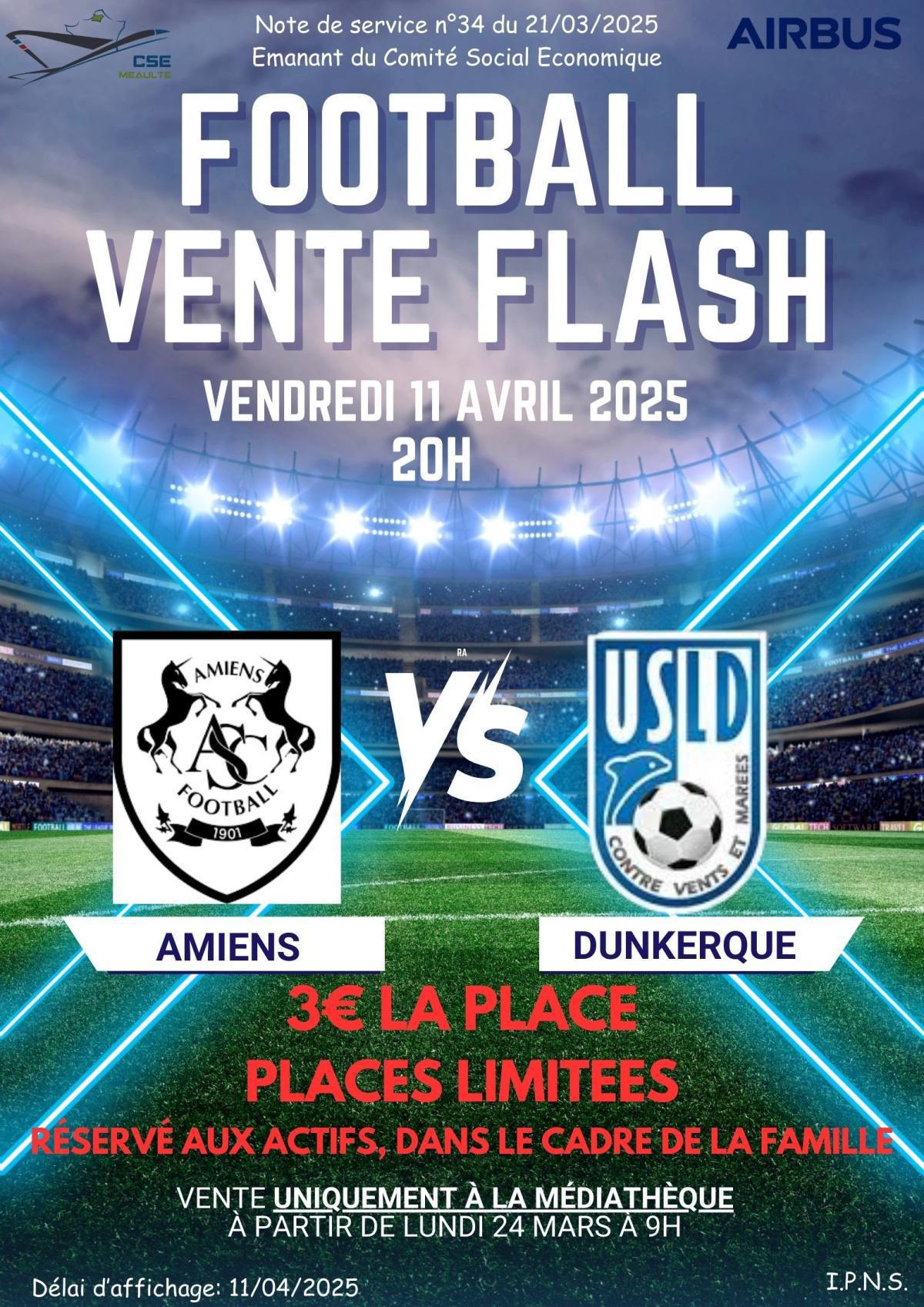 Foot - Amiens VS Dunkerque 11 avril