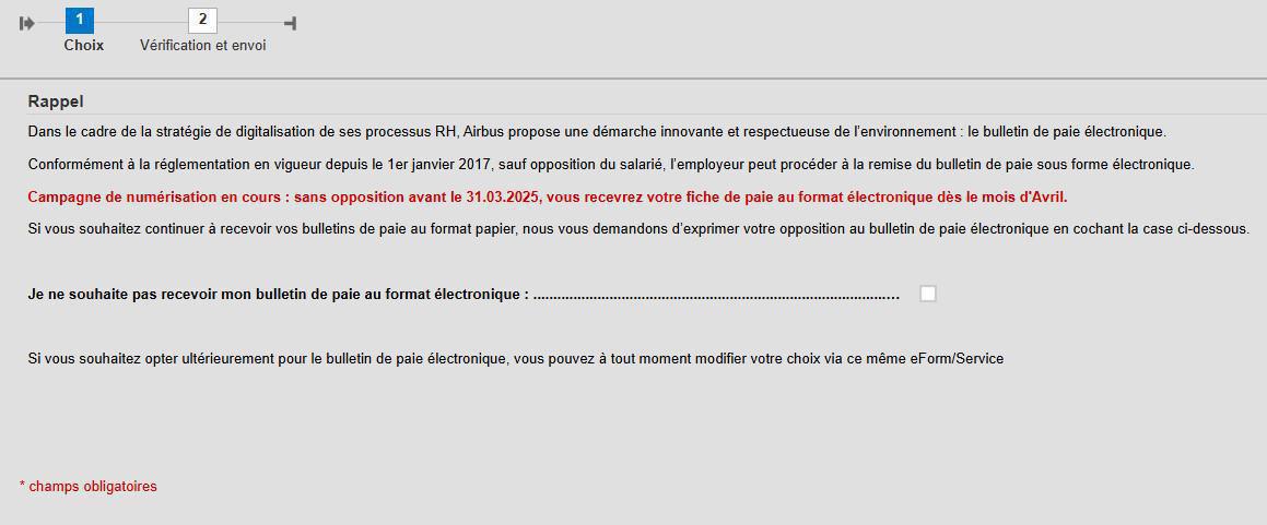 Bulletin de paye papier, sans action c'est fini !!!