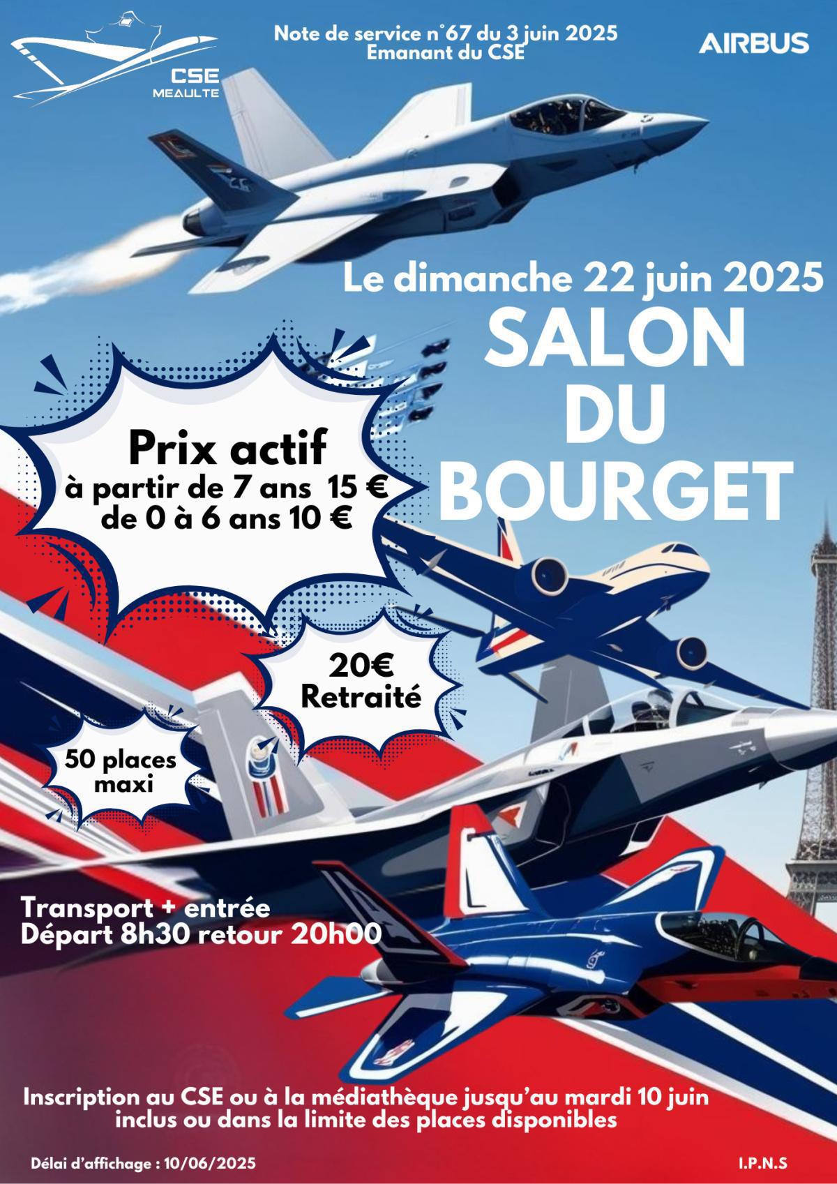 Salon du Bourget dimanche 22 juin
