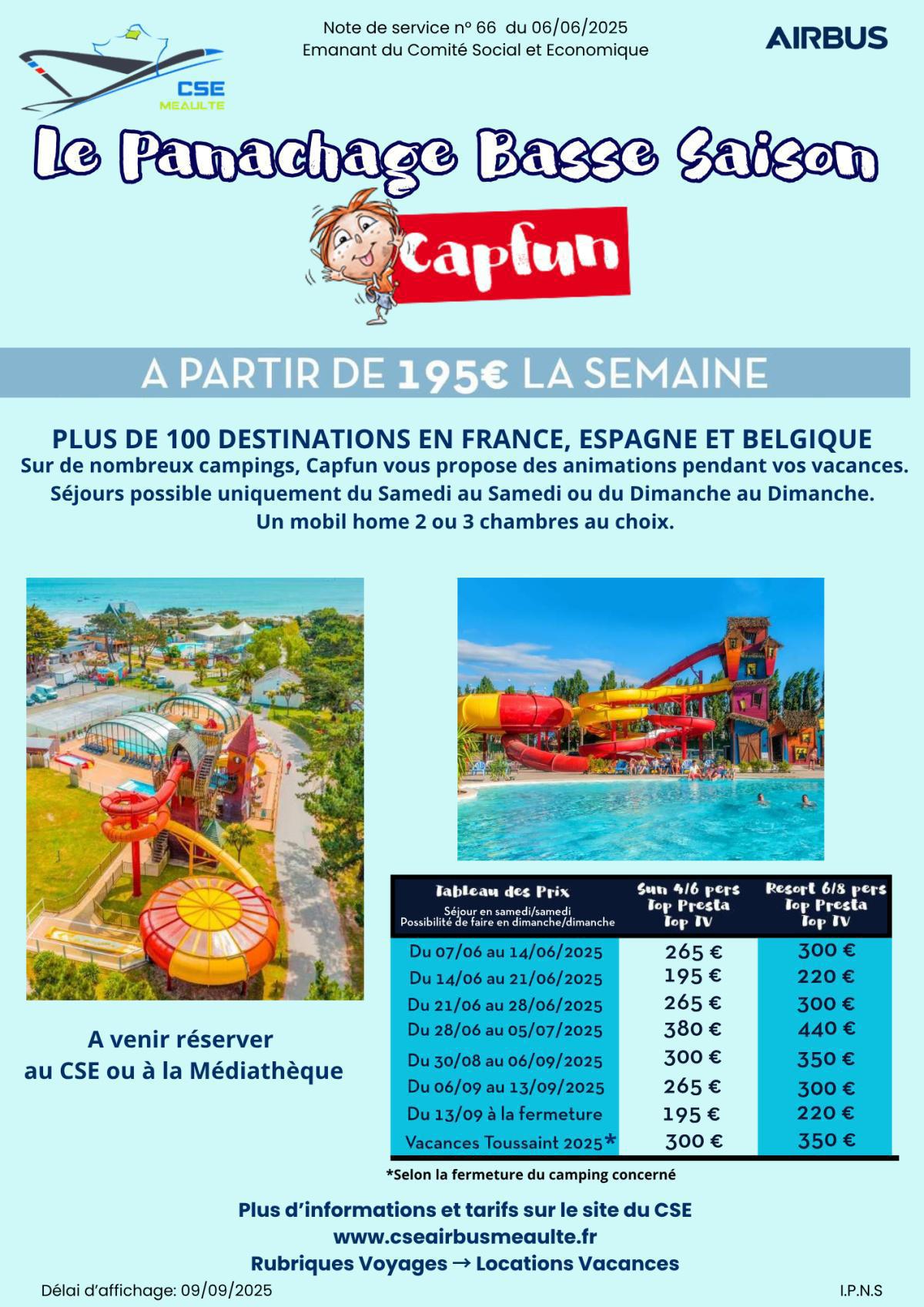 Offres Capfun
