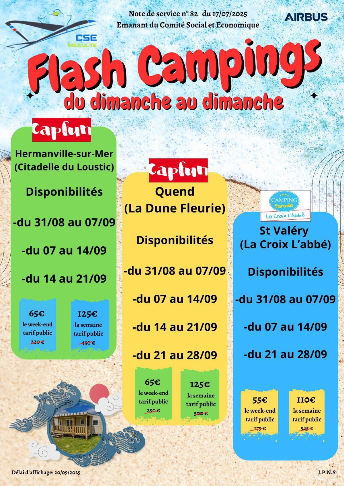 Flash camping