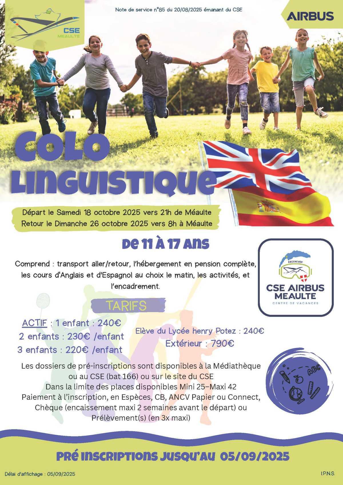 Séjour enfant d'octobre à Excenevex