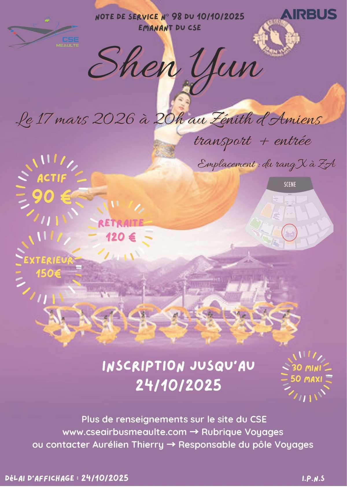 Spectacle Shen Yun le 17 mars