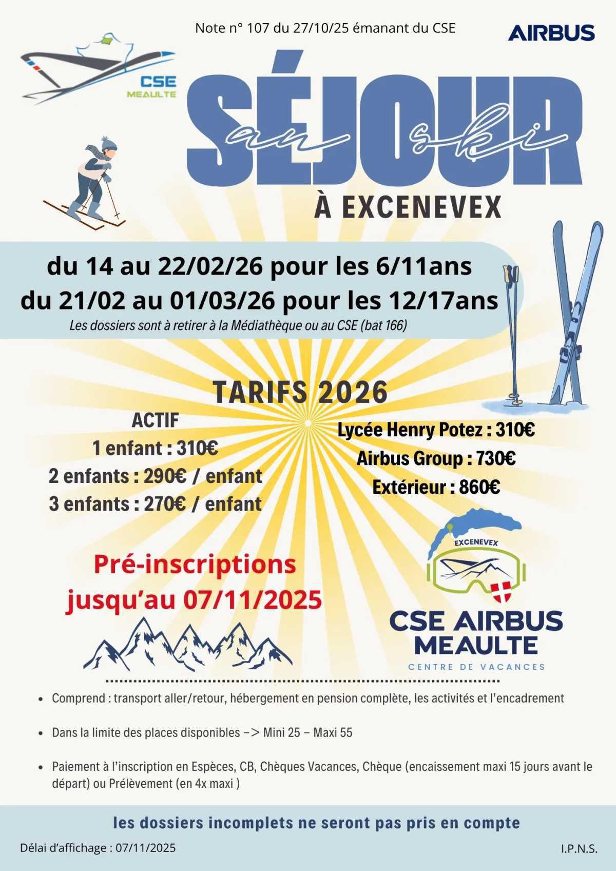 Colonie de Février à Excenevex