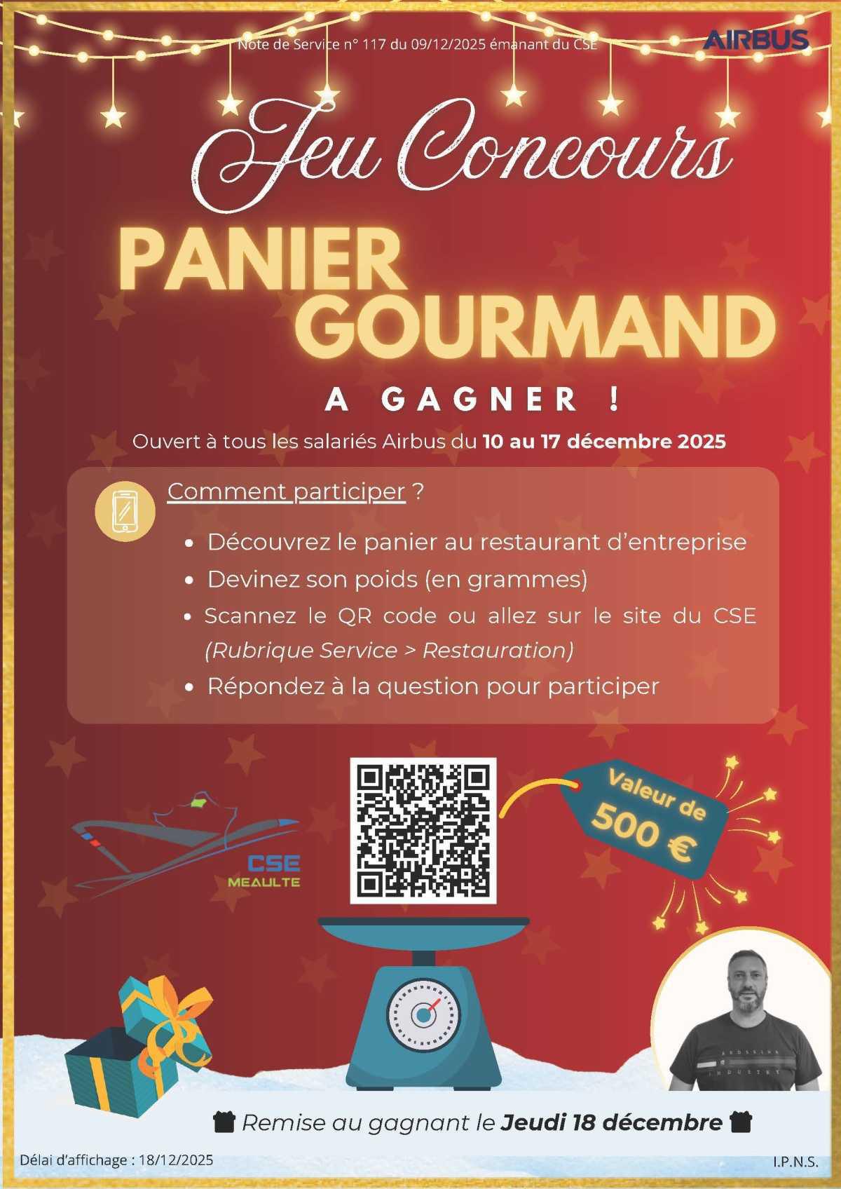 Concours panier gourmand