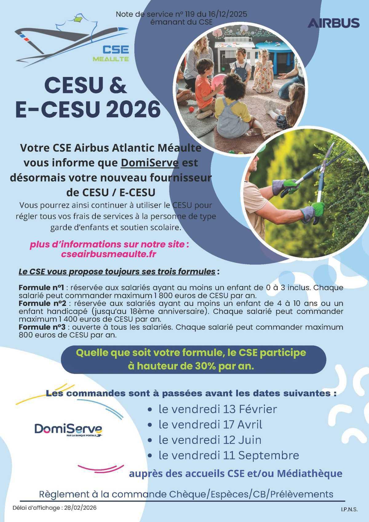 CESU 2026