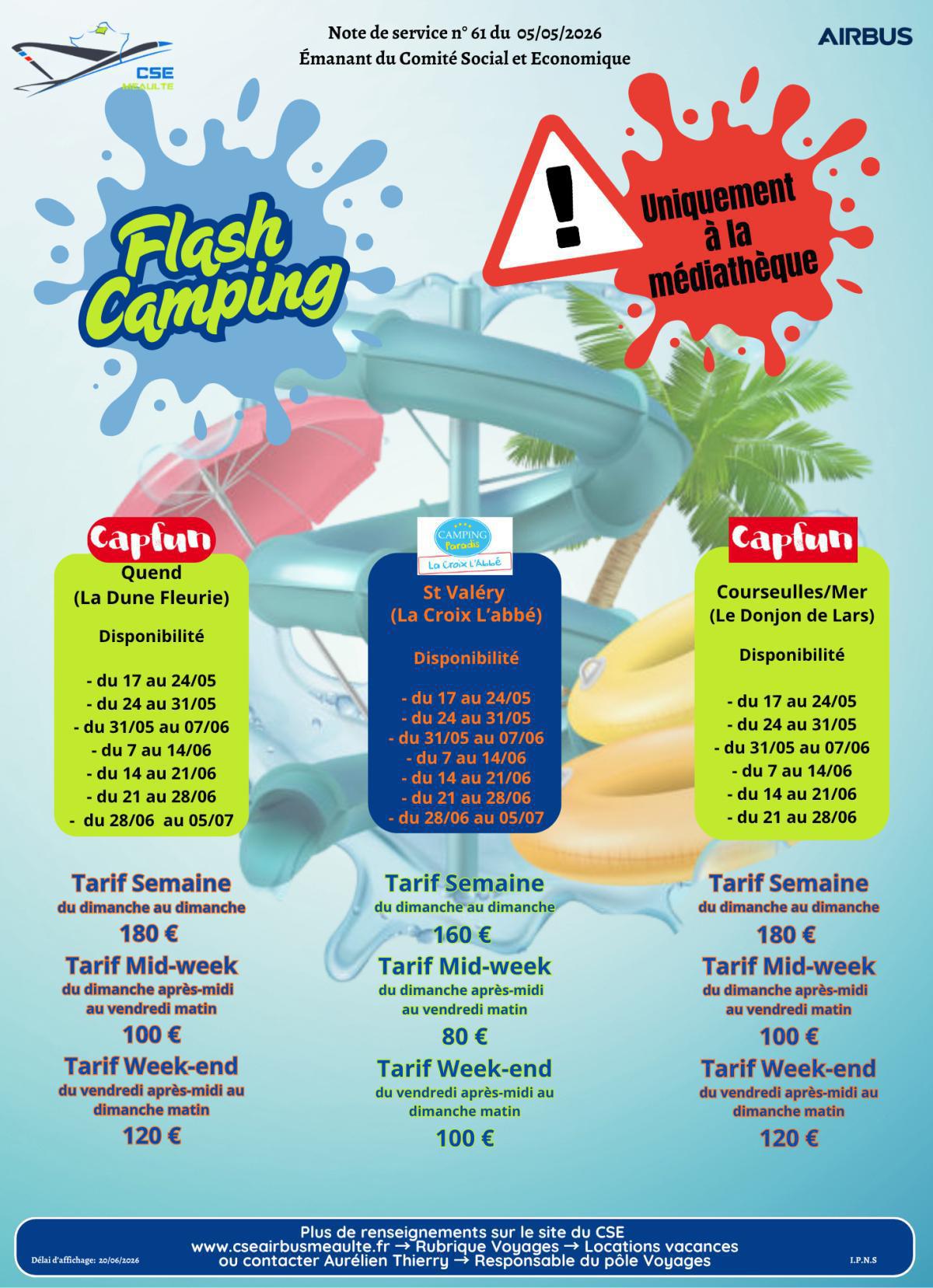 Flash camping