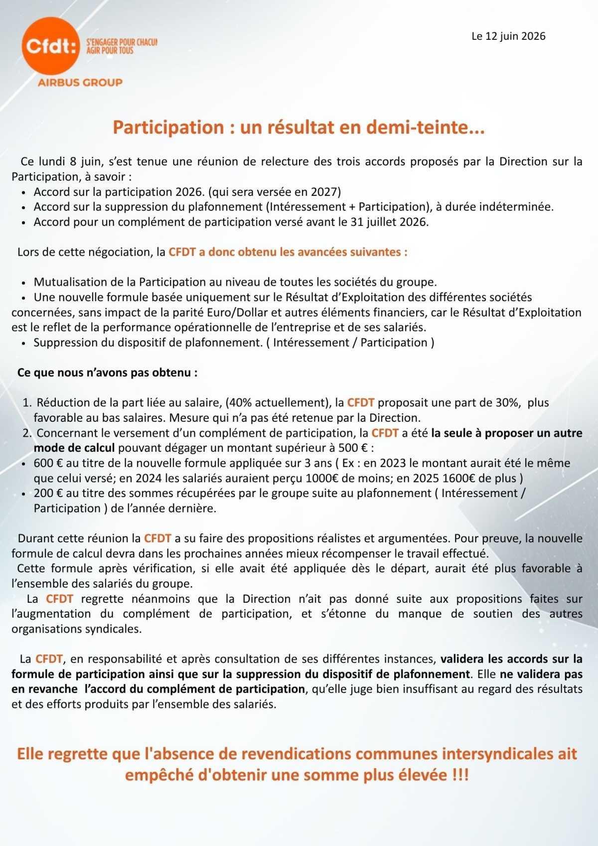 Participation en demi-teinte et Télétravail !!!