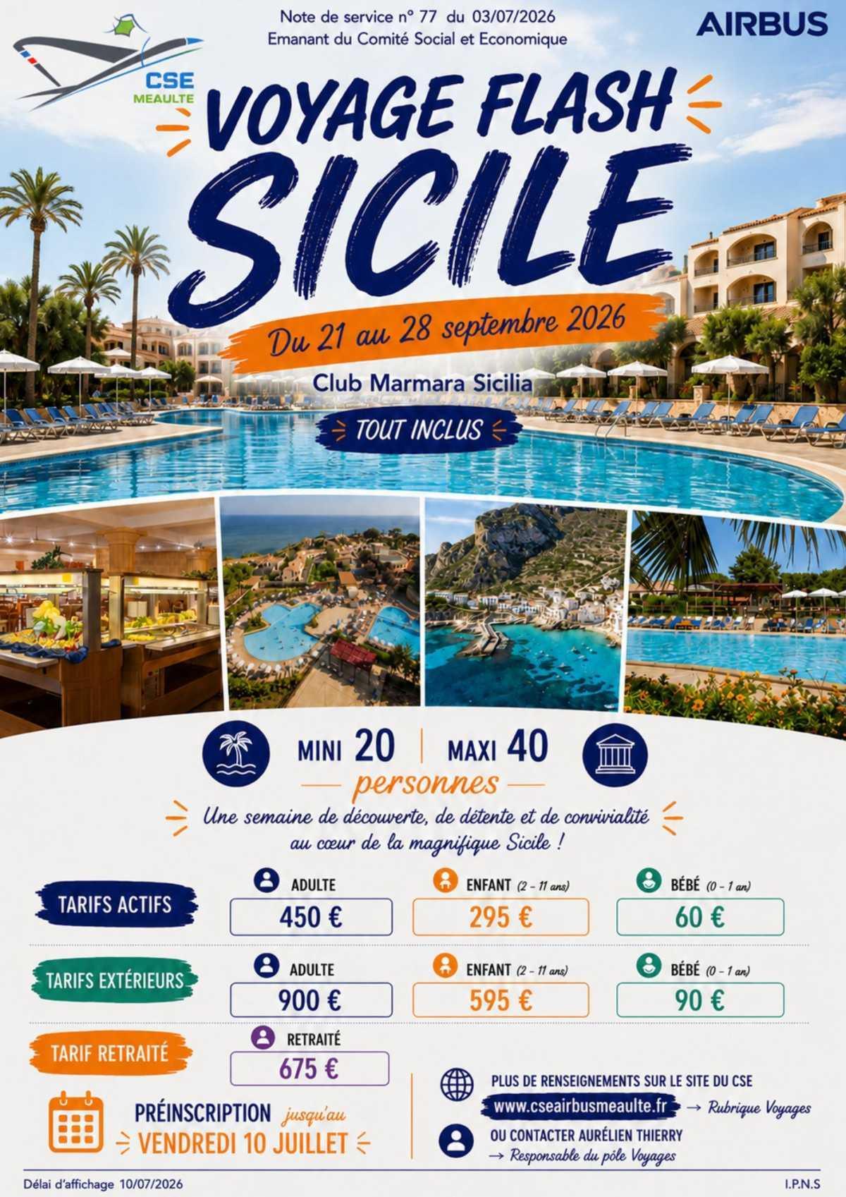 Voyage Sicile - 21-28 septembre