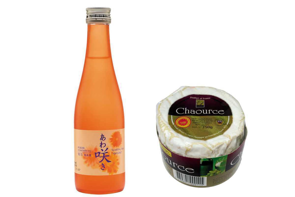 Käse und Sake