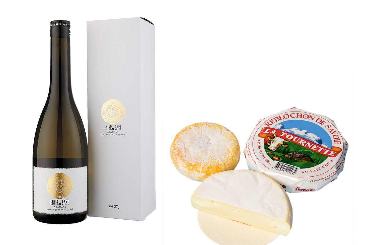 Käse und Sake