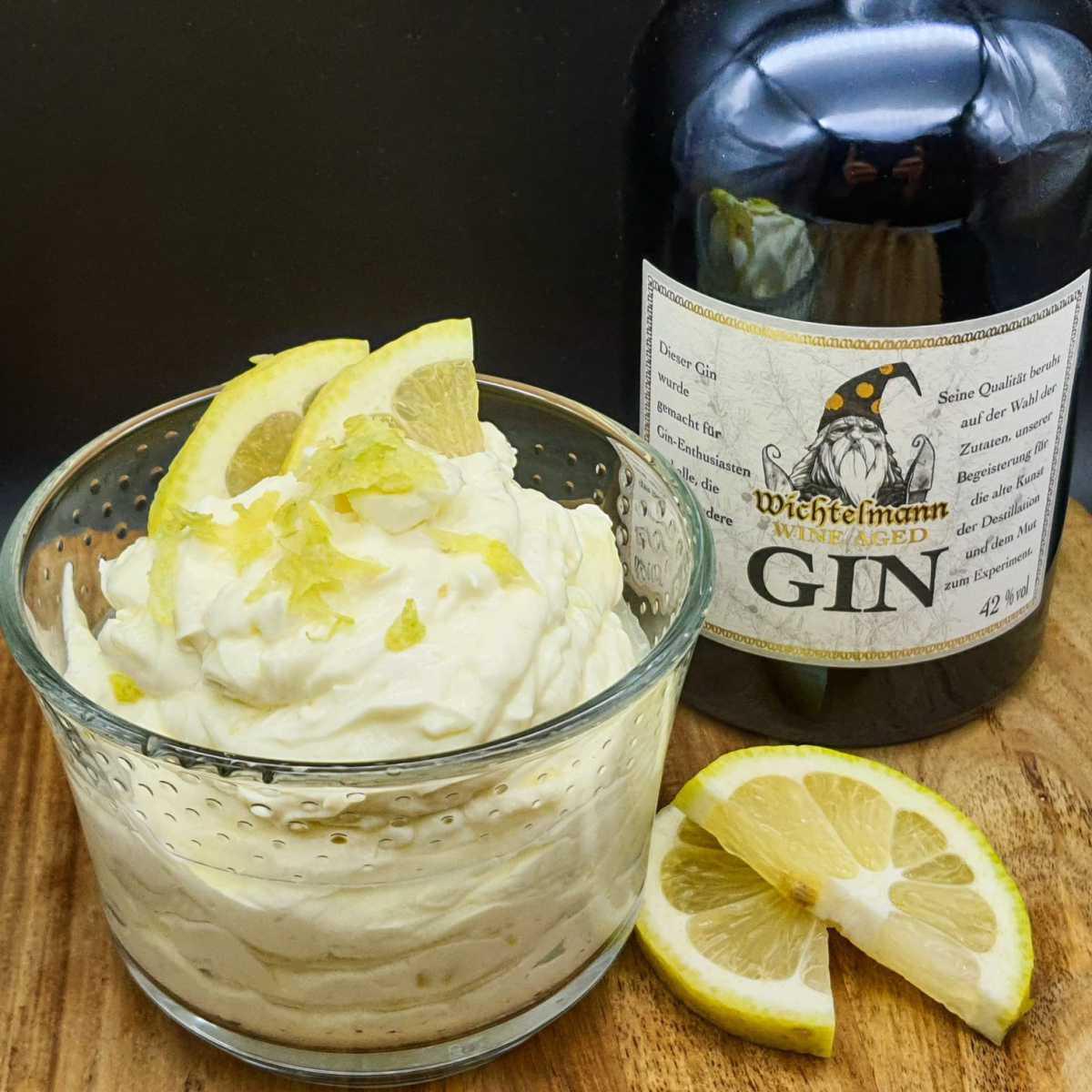 Käse und Gin