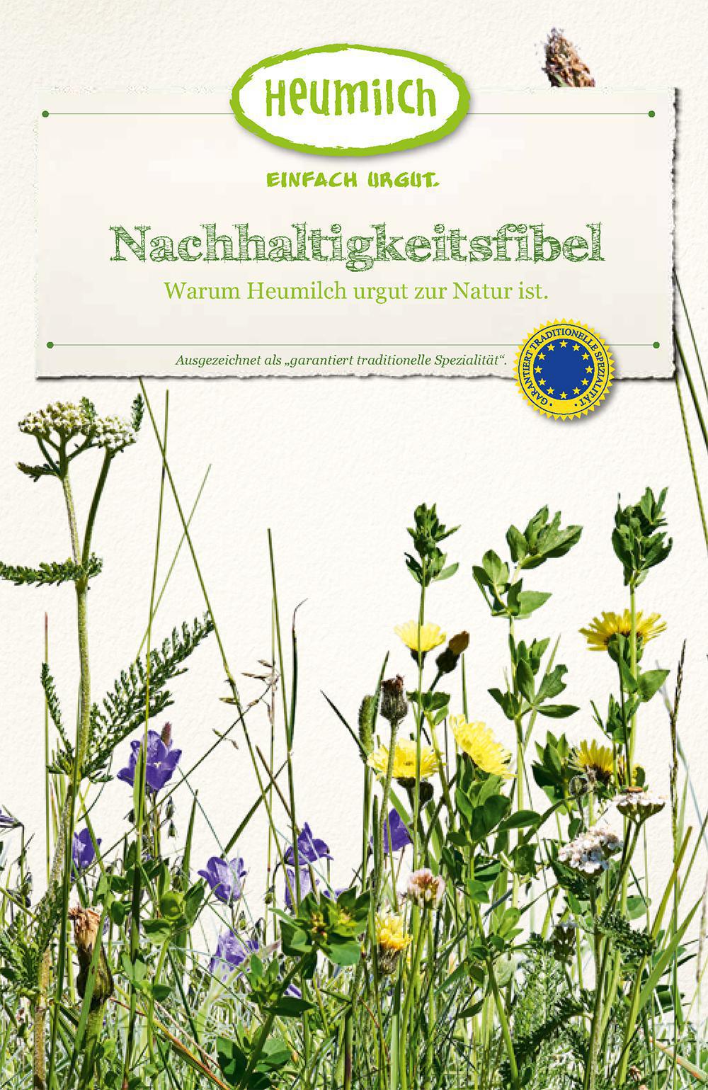 Die Nachhaltigkeitsfibel der Arge Heumilch
