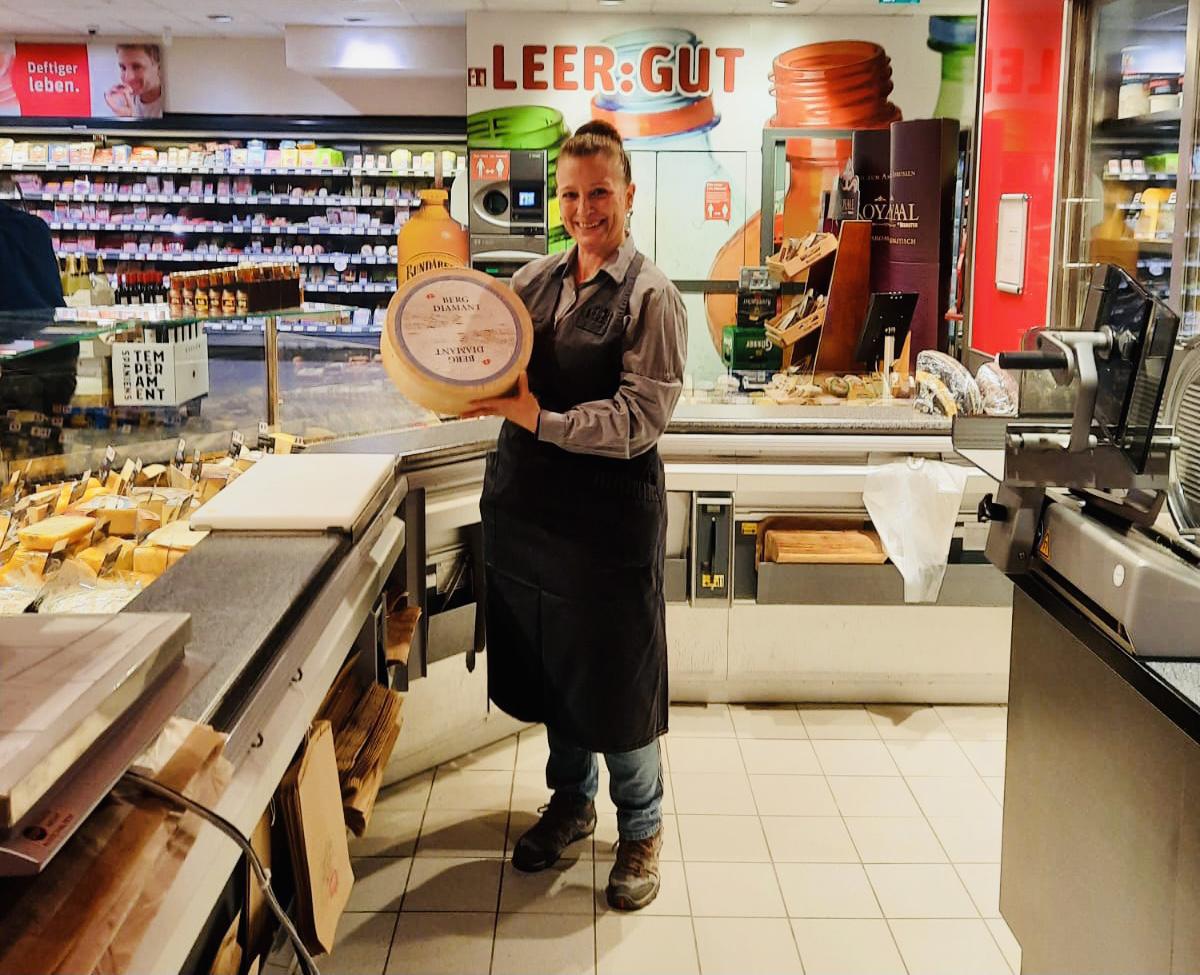 Melanie Adams mit dem Bergdiamanten