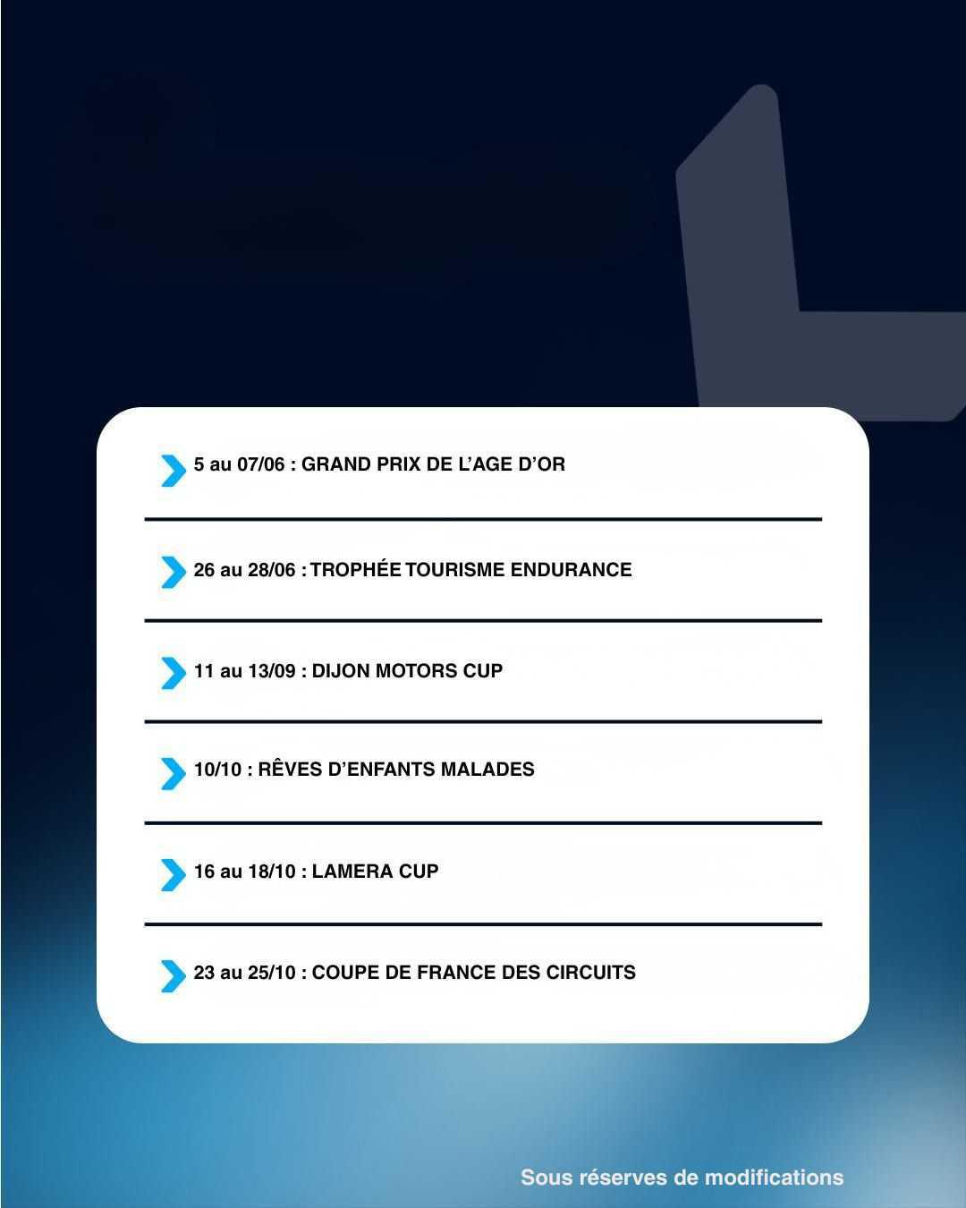 Le calendrier 2026 est désormais disponible !