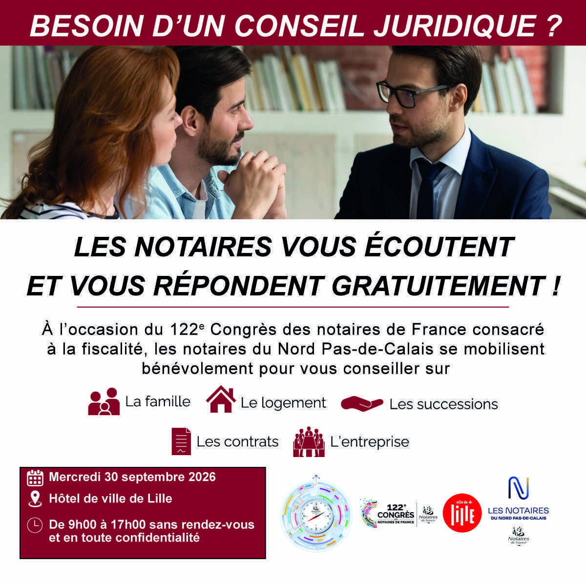 CONGRES LILLE | Consultations gratuites - Mobilisons-nous ! CONGRES LILLE | Consultations gratuites - Mobilisons-nous !