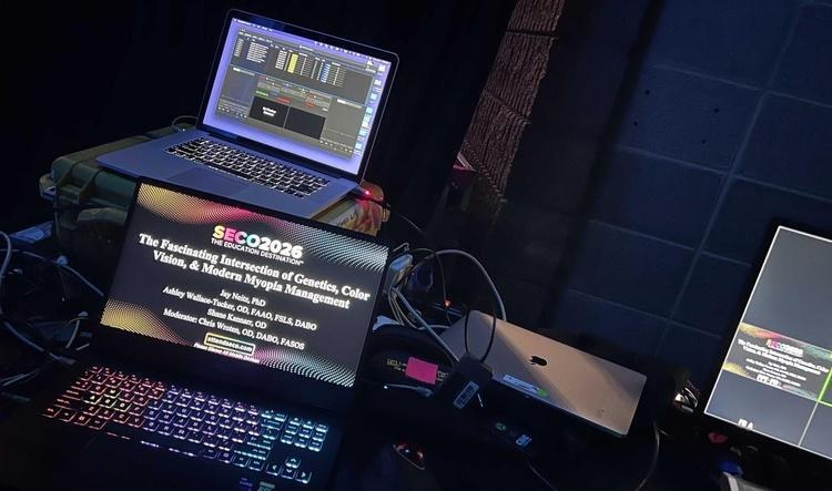 Backstage for the Myopia Special Session!