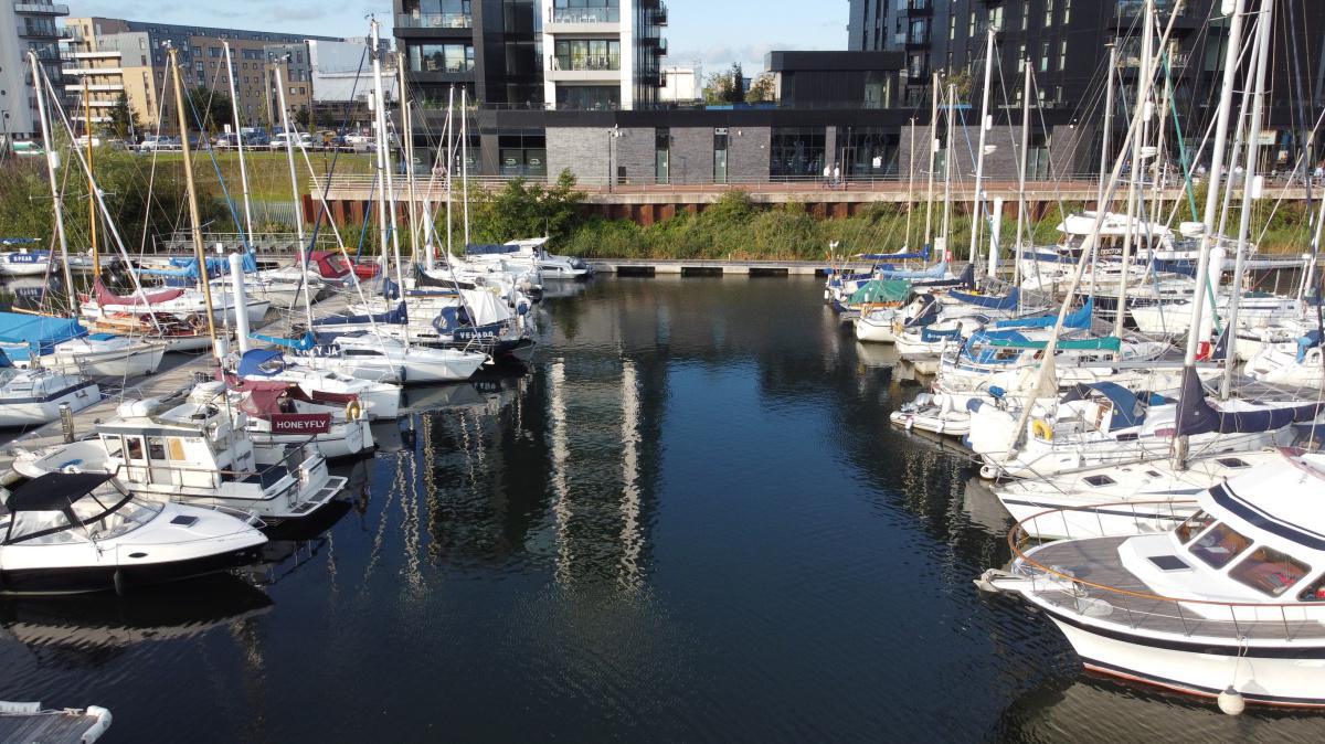 Cardiff Marina Waste Bins