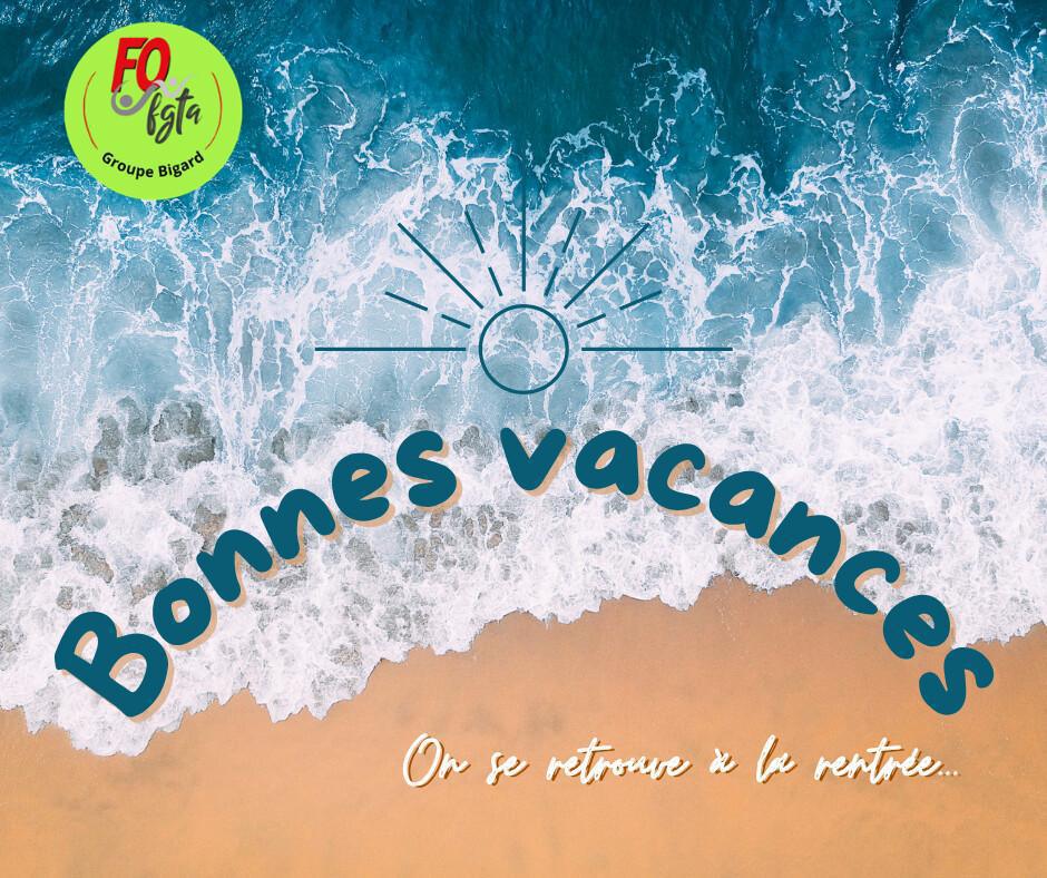 bonnes vacances