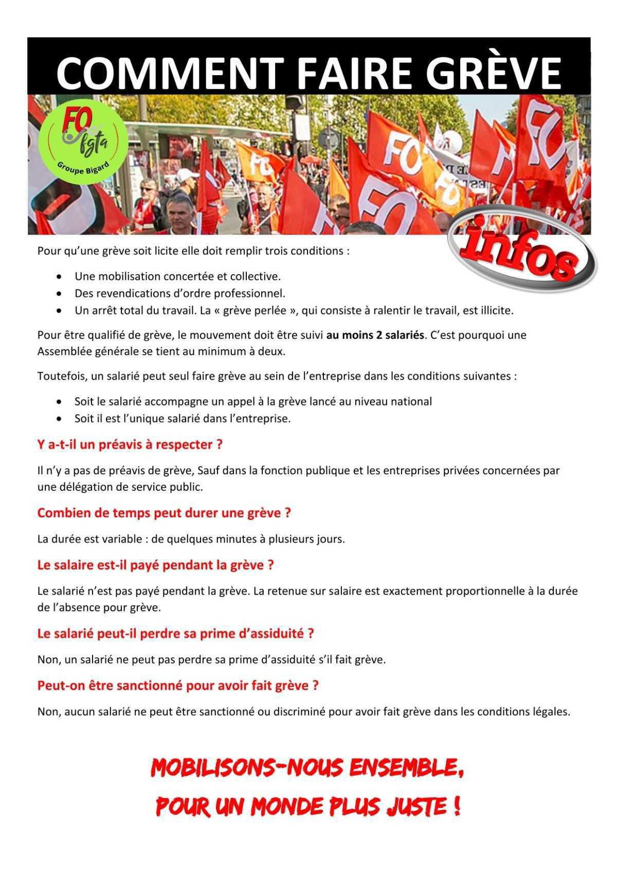 Grève mode d'emploi