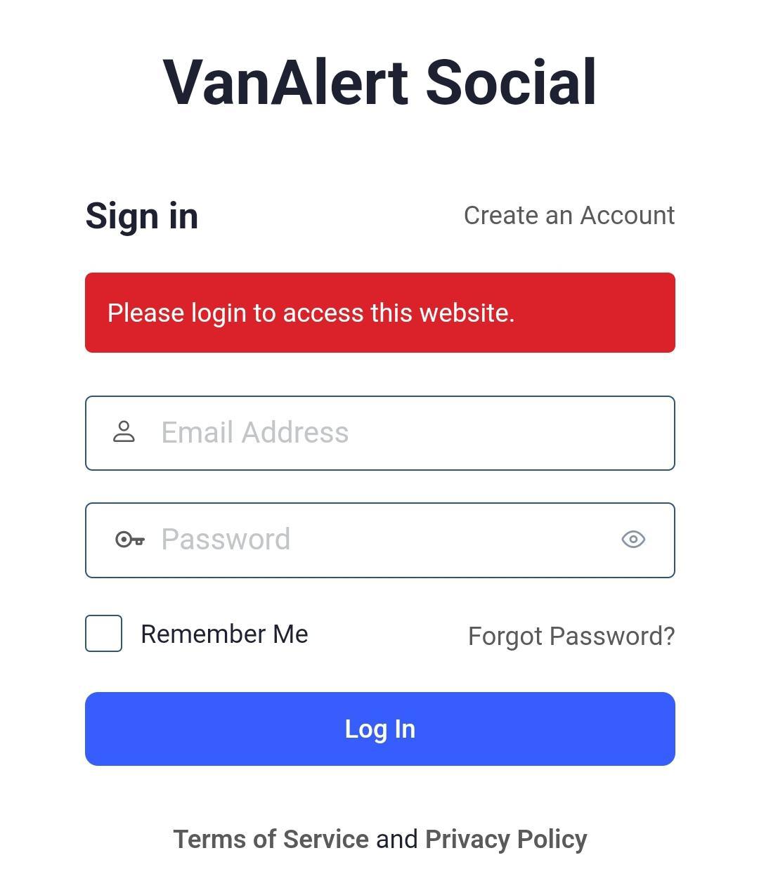 Social Wall Requires Registration 