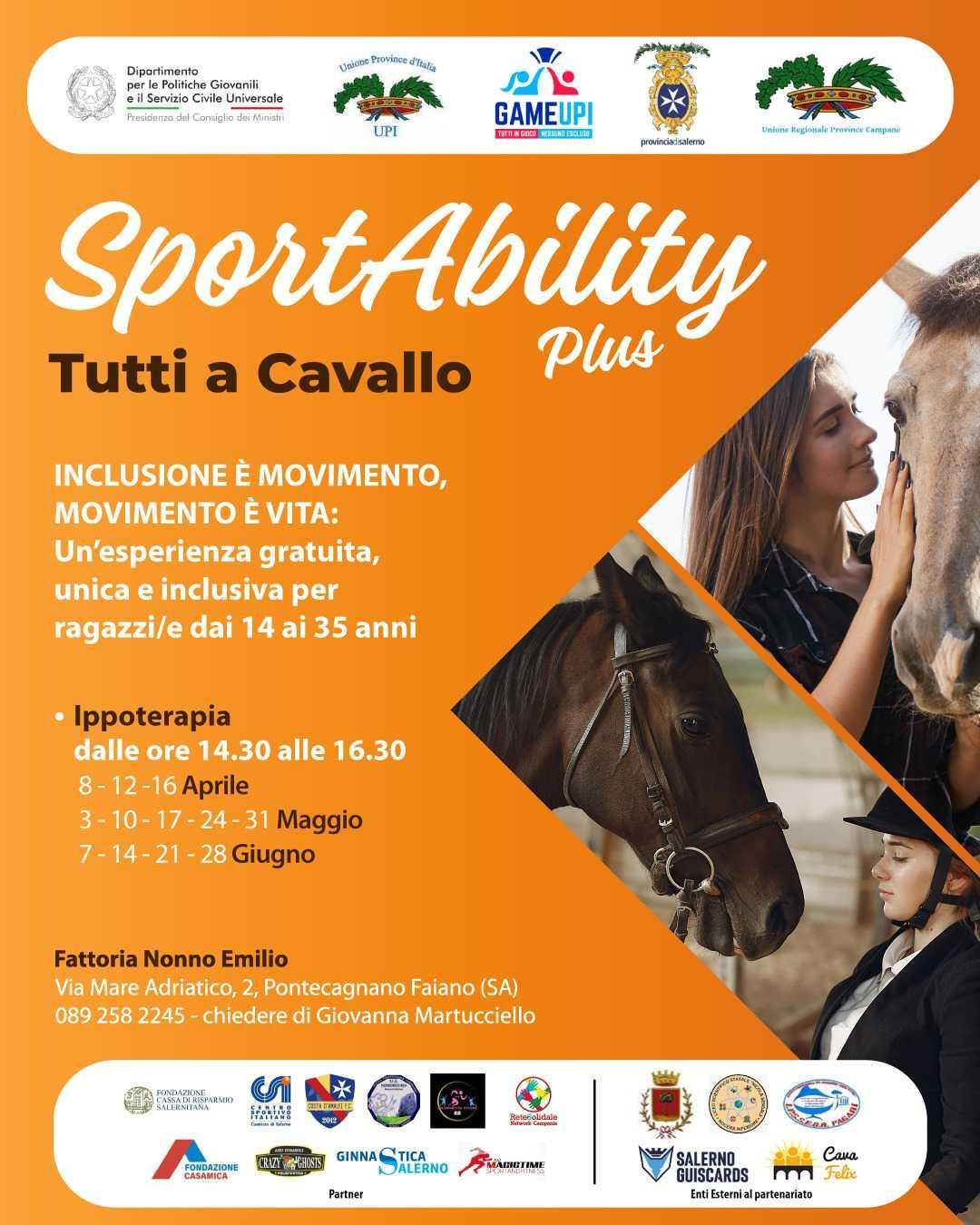 SportAbility Plus - Tutti a Cavallo (inizio ore 14:30)