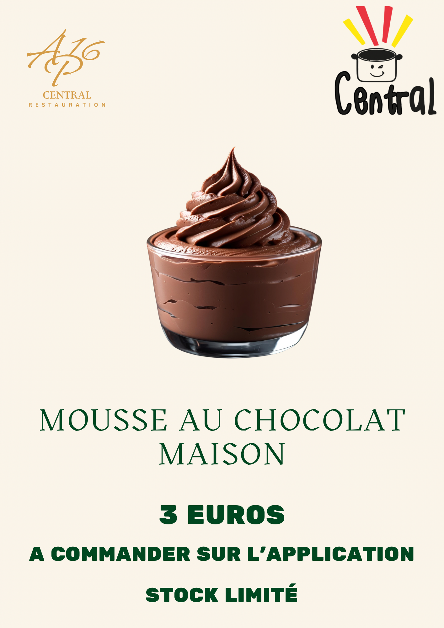 Mousse au chocolat maison