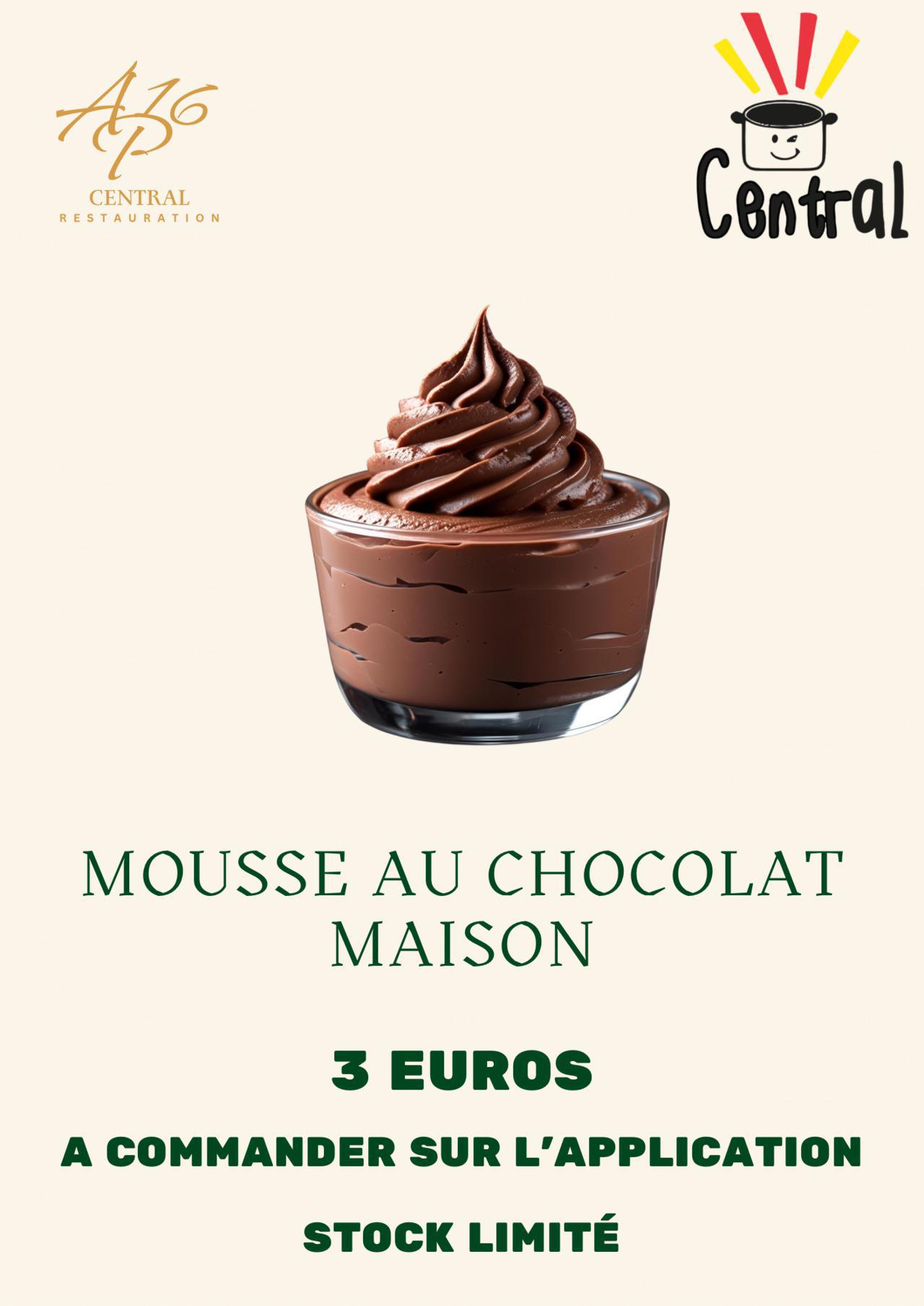 Mousse au chocolat maison