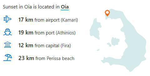 Sunset in Oia Sunset in Oia