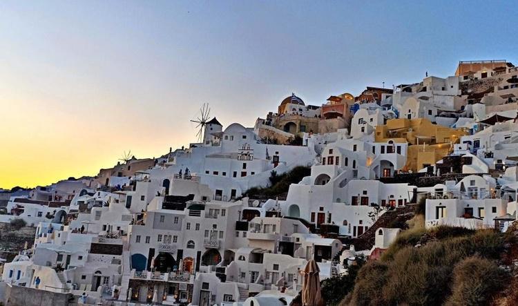 Santorini sunset.