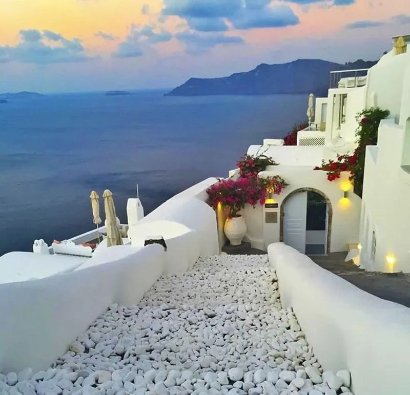 Stone stairway