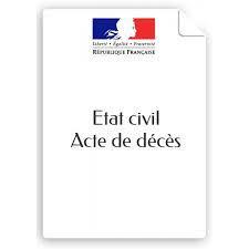 Acte de Décès