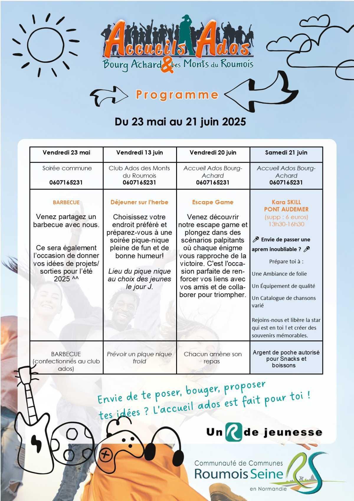 Club Ados de la Communauté de Communes Roumois Seine
