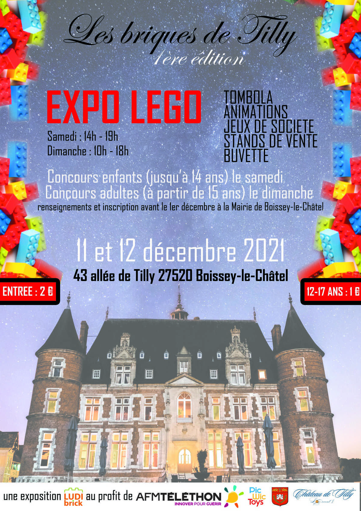 Expo lego du 11 et 12/12 confirmée!!!