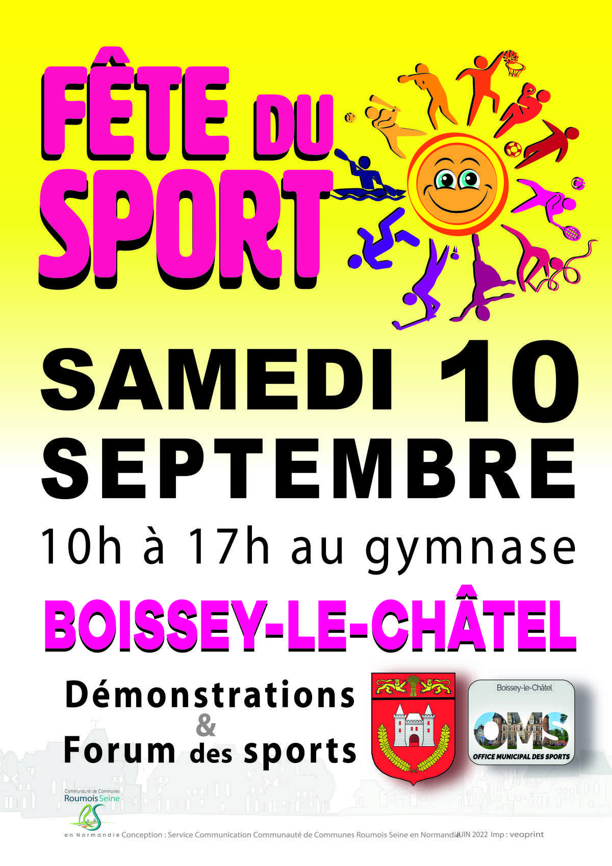 Fête du Sport au Gymnase Colette Besson le 10/09