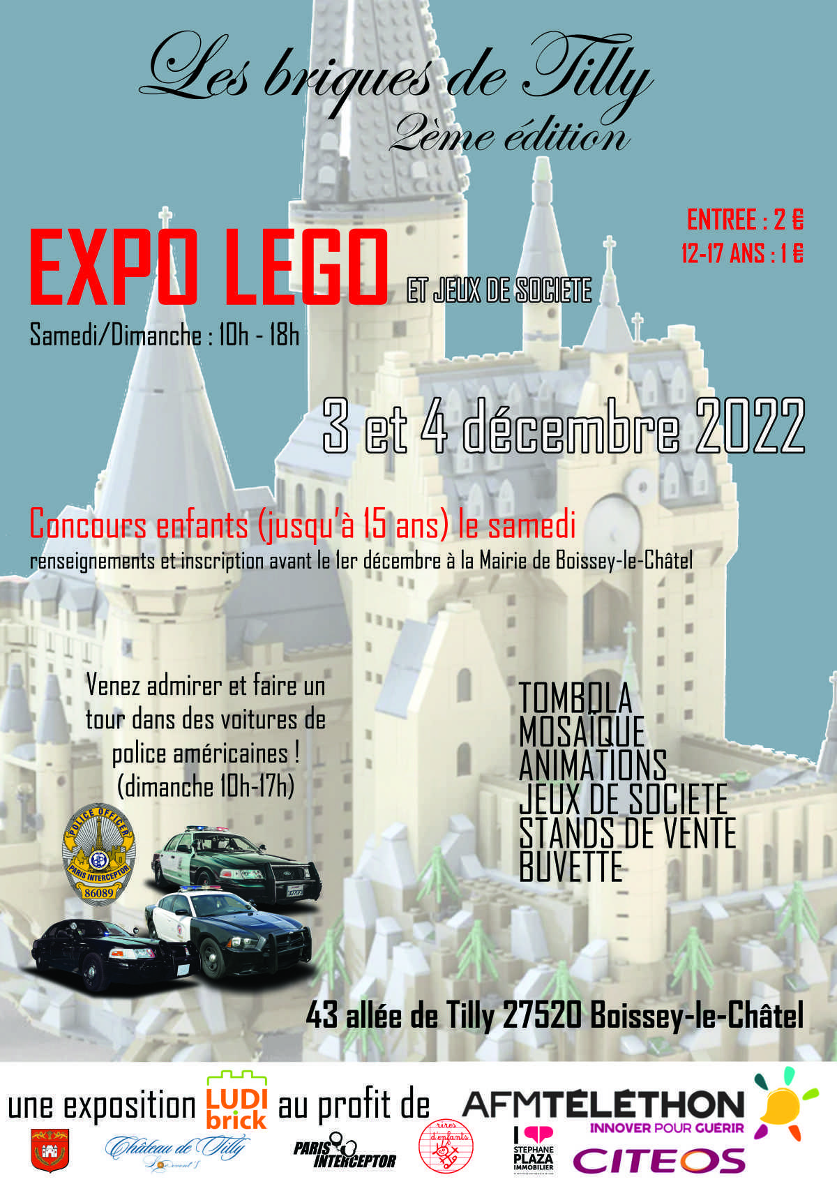 Expo Lego en faveur du Téléthon et l'association Rire d'enfants
