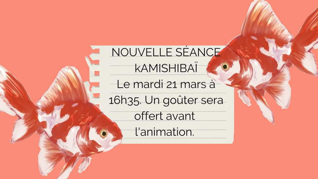 Prochaine animation Kamishibaï à la bibliothèque 