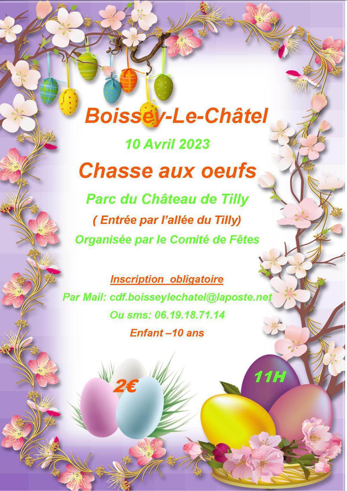 La Chasse aux Oeufs du Comité des Fêtes