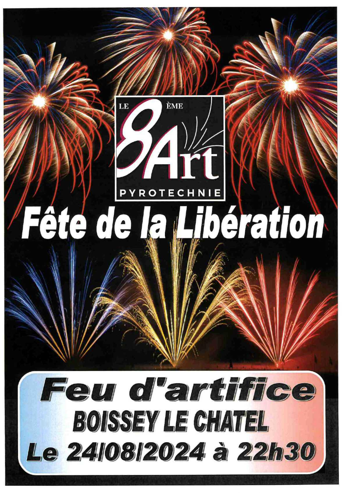 Feu d'Artifice le 24/08