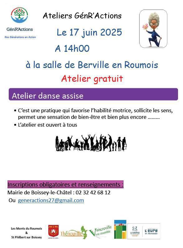 Prochain atelier GénR'Actions le 17/06/25