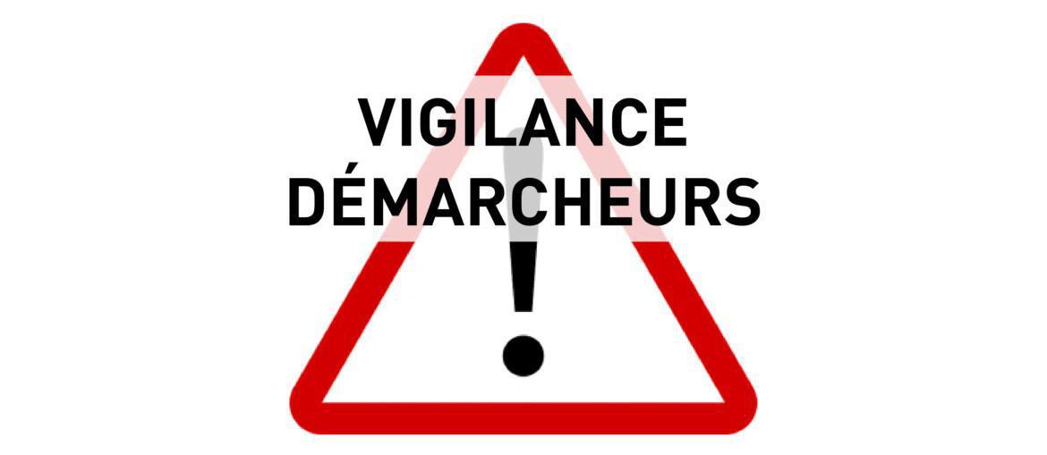 Présence de démarcheurs sur notre commune