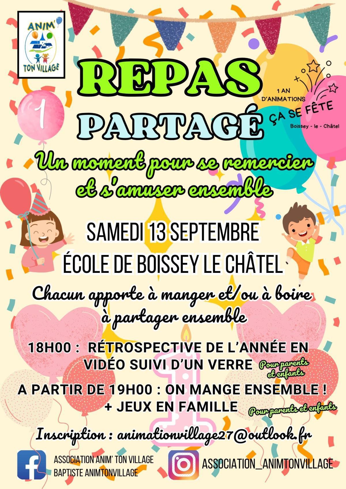 L'association "Anim ton Village" fête son 1er anniversaire à Boissey