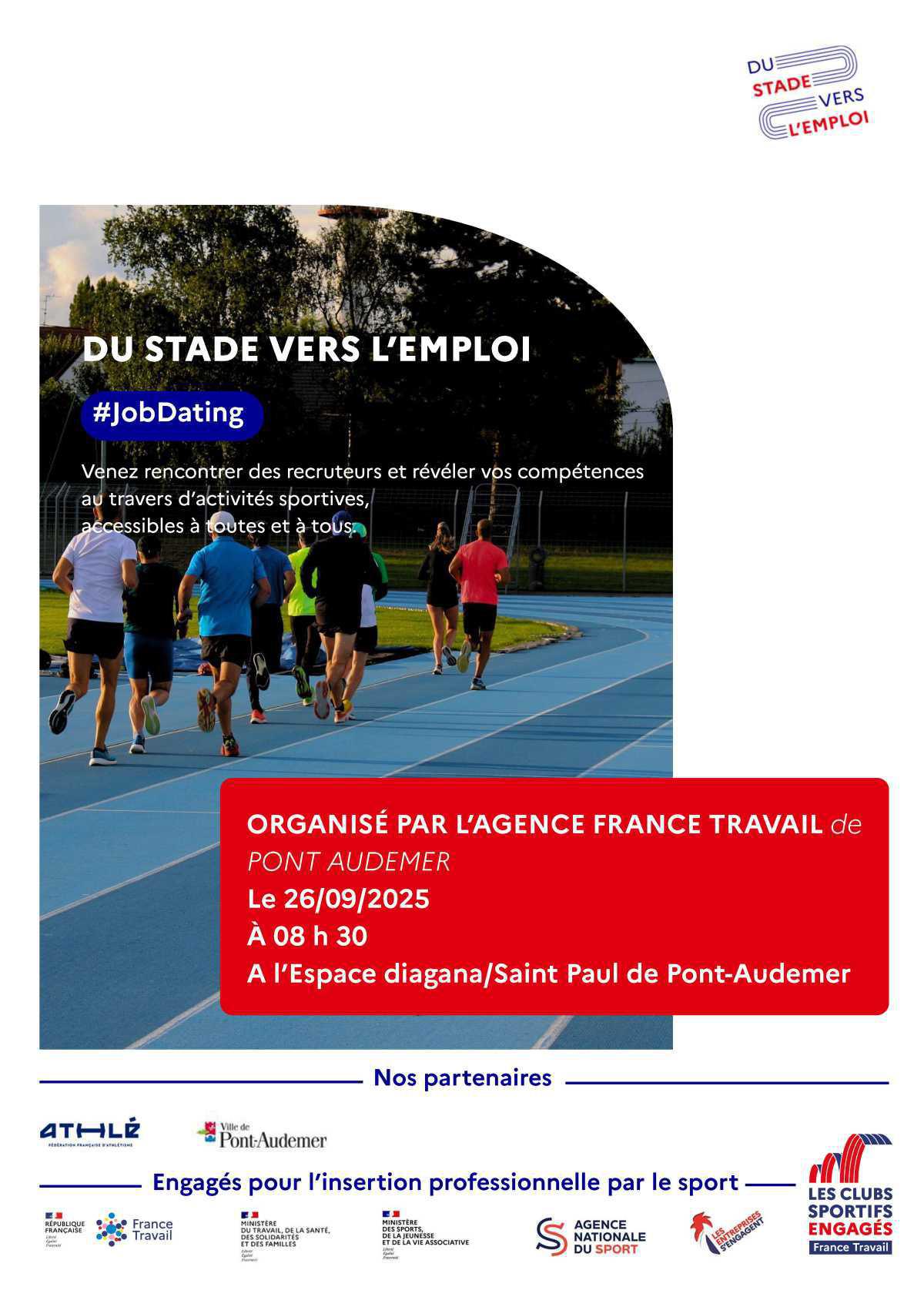 Journée de recrutement à Pont Audemer le 26 septembre