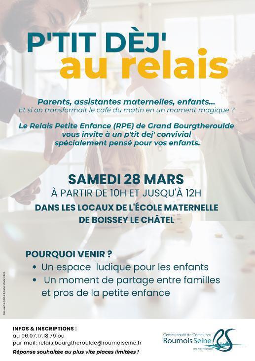 Petit Dejeuner à l'école le 28 mars