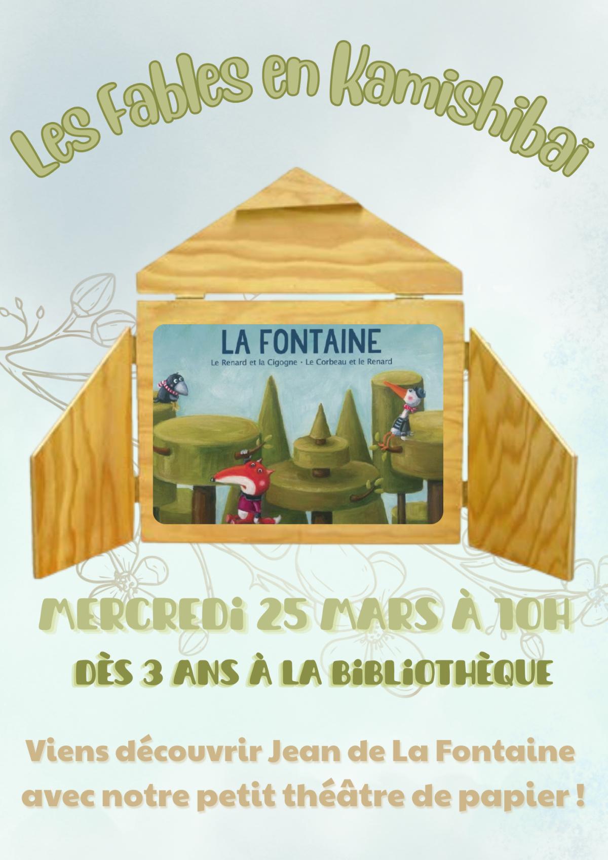 Animation Kamishibaï à la Bibliothèque le 25 mars