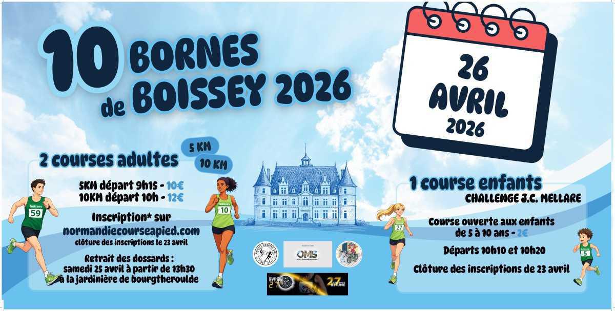 Nouvelle édition des 10 bornes de Boissey le 26 avril